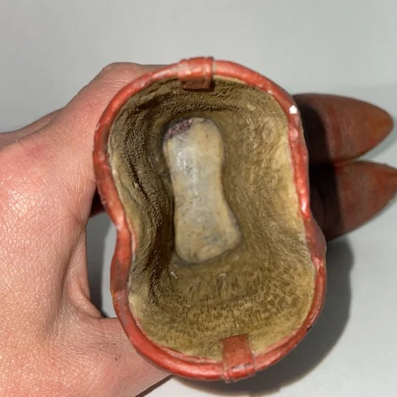 Mini Glass Ceramic Cowboy Boot Pen Holder Western Cowboy Decor - Picture 5 of 14